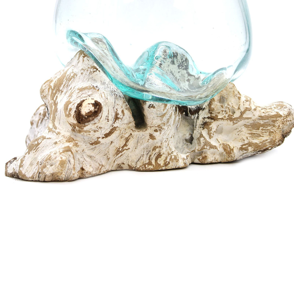 Molten Glass on Whitewash Wood - Large Bowl product image 2