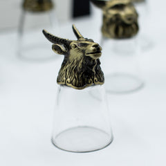 Gift Set of 12 Bottom Up Shot Glasses (25ml) - Forest & Mystical Creatures - Antique Bronze product image 4