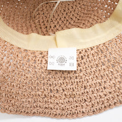 Nomad Sari Floppy Straw Sun Hat - Rose Blush product image 2