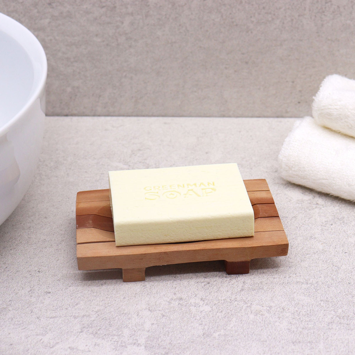 Classic Mahogany Soap Dish - Grid Drainer product image 3