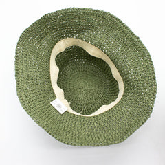 Nomad Sari Floppy Straw Sun Hat - Moss Green product image 4