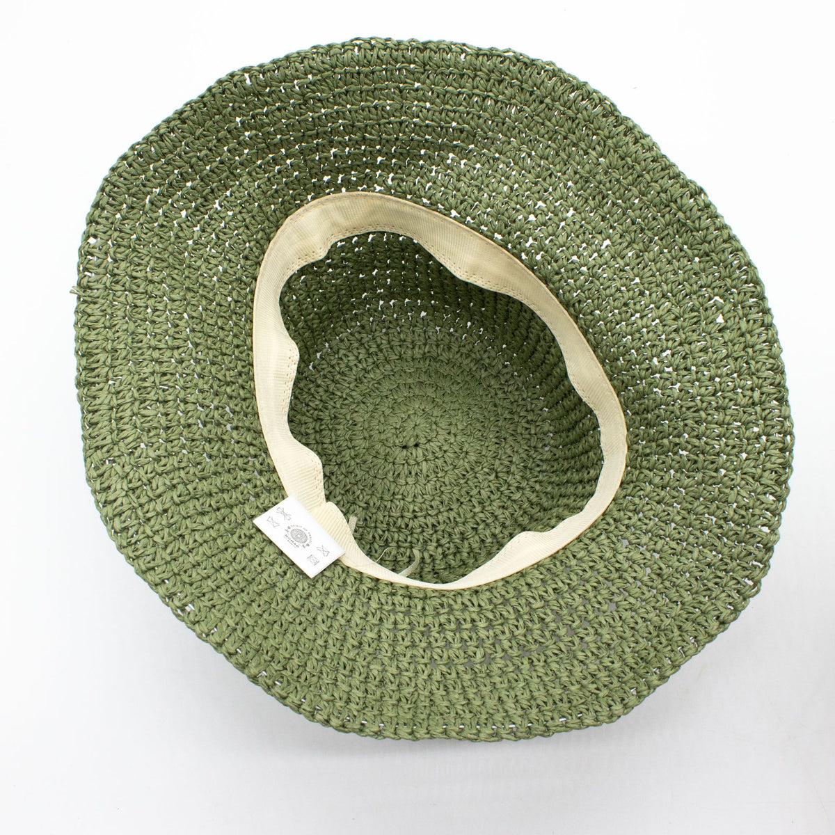 Nomad Sari Floppy Straw Sun Hat - Moss Green product image 4