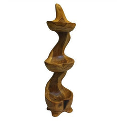 Teak Three Bowl Standing aprox 50cm product image