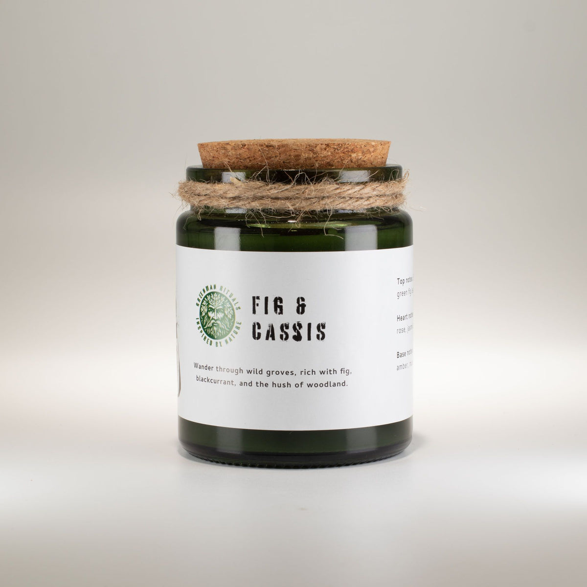 Greenman Woodwick Soy Candle - Fig & Cassis product image 2