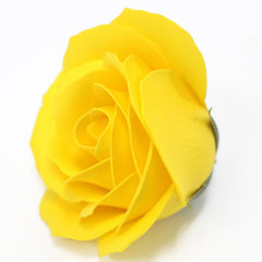Craft Soap Flowers - Lrg Rose - Yellow product image 7