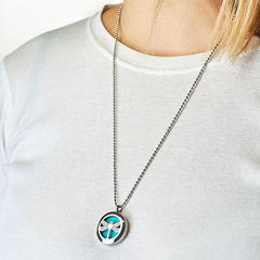 Aromatherapy Diffuser Necklace - Music Notes 25mm product image 4