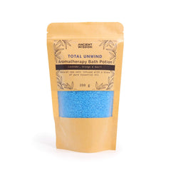 Aromatherapy Bath Potion in Kraft Bag 350g - Total Unwind product image