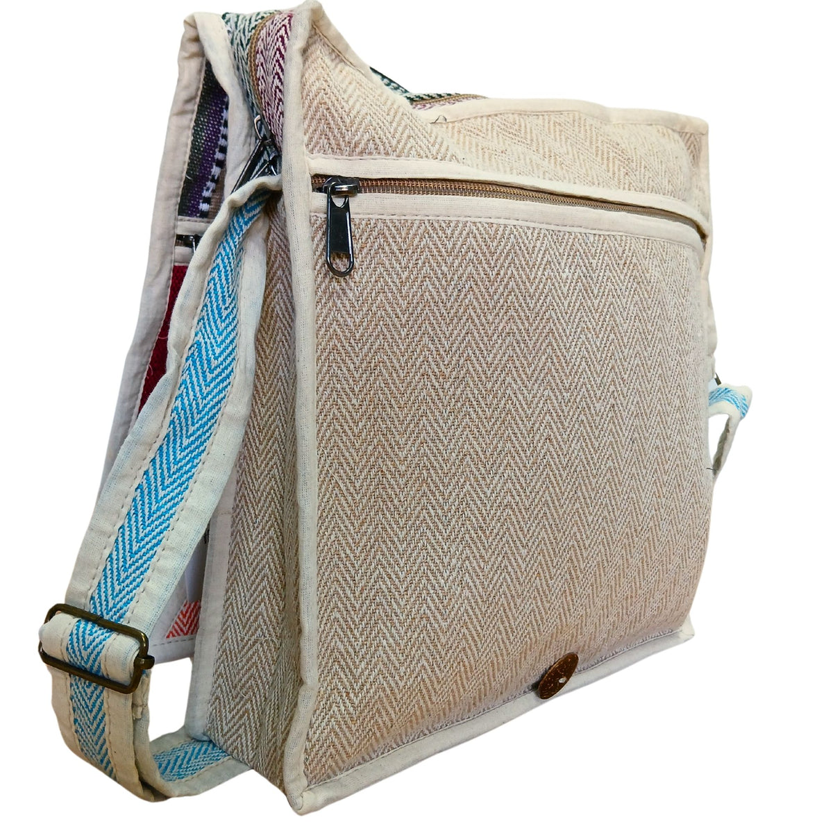 Hemp Laptop Messenger Bag - Triangle - product image 4