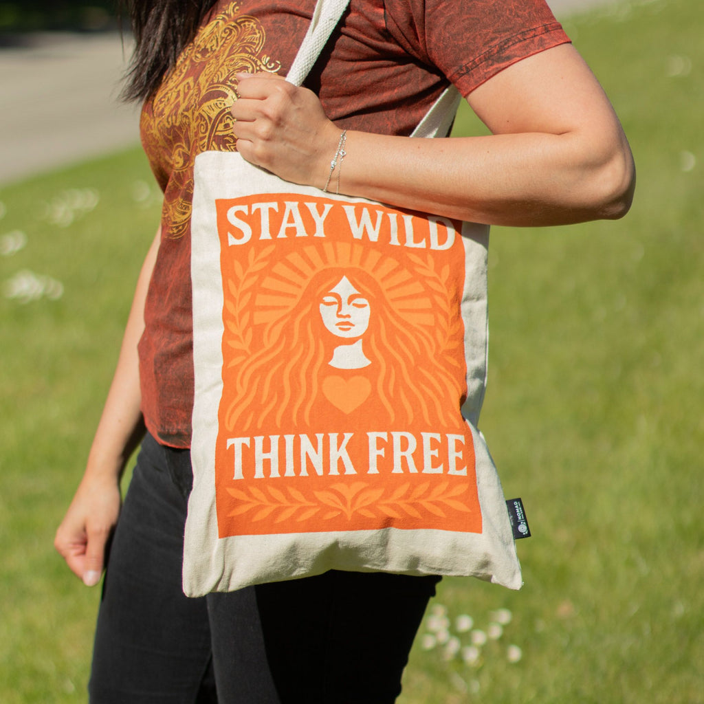 Nomad Sari Iconic Toni Tote Bag - Stay Wild - Natural 10oz product image 8