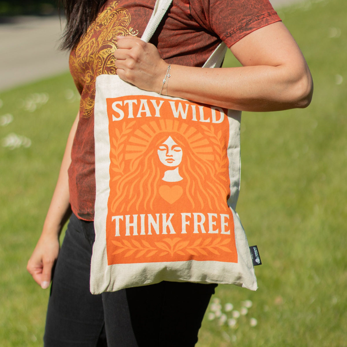 Nomad Sari Iconic Toni Tote Bag - Stay Wild - Natural 10oz product image 8