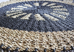 Round Seagrass Black & Tan - Inner Sun - 1m product image 3