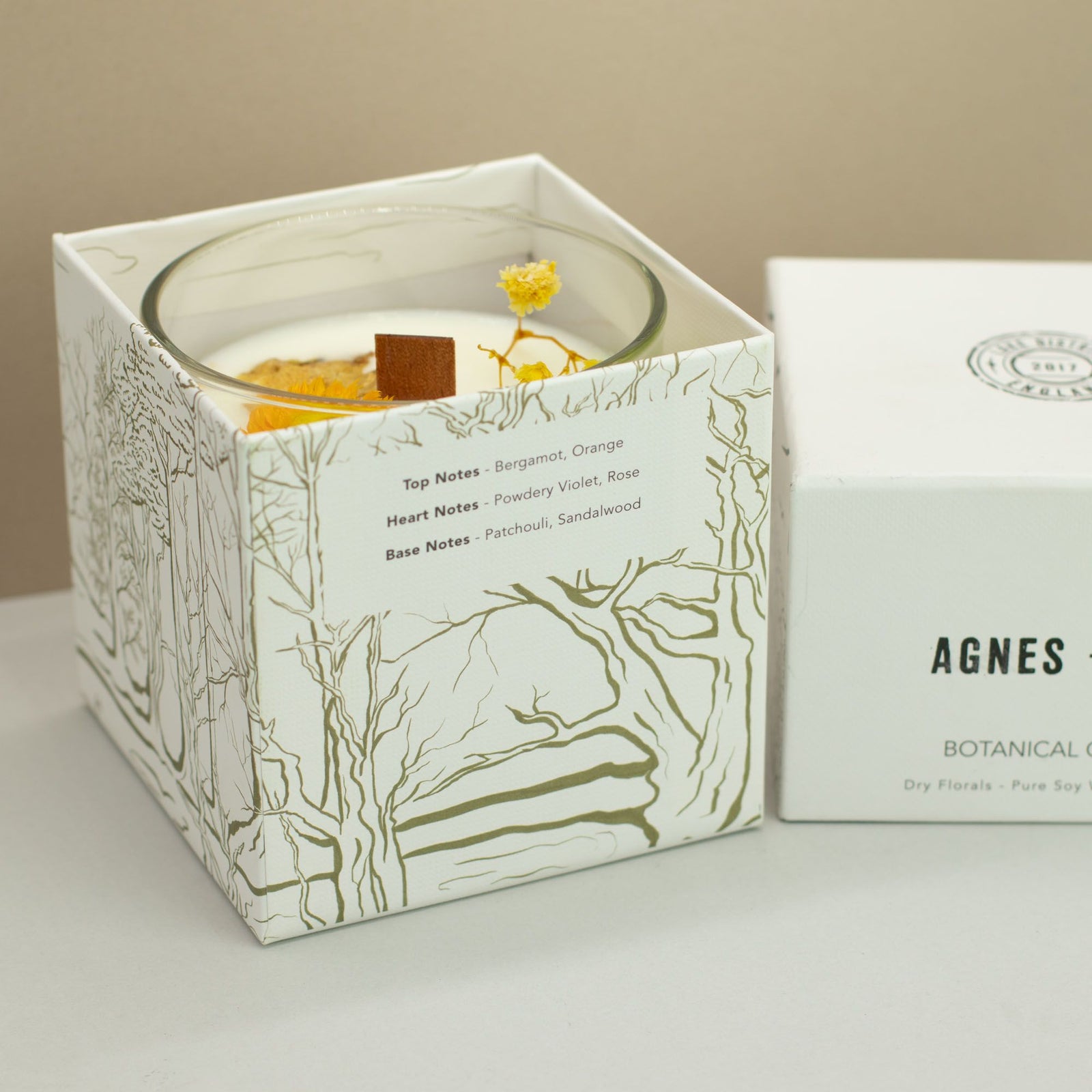 Agnes + Cat Botanical Soy Wax Candle - Rydal Oudh product image