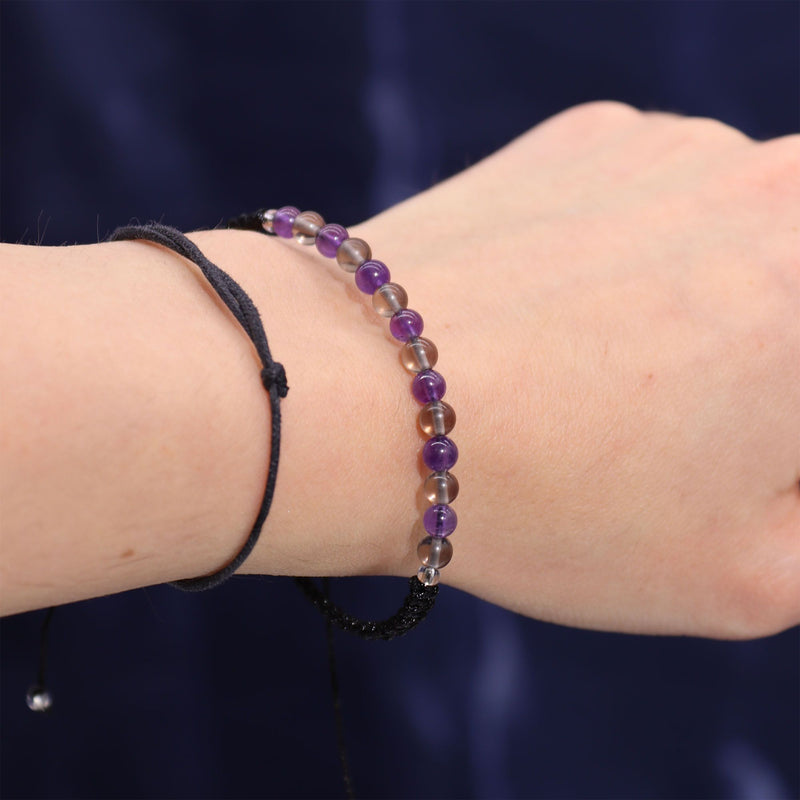 Zodiac Crystal Candle with Gemstone Bracelet - Capricorn product image