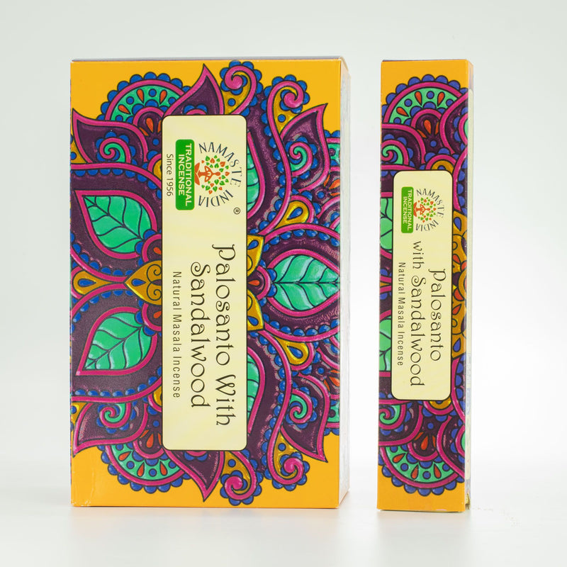 Namaste Mandala Masala Incense - Palo Santo with Sandalwood product image