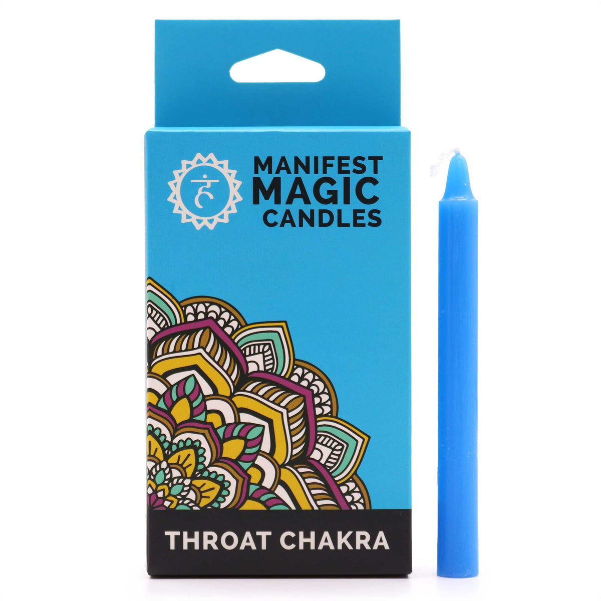 Manifest Magic Candles (pack of 12) - Blue - Throat Chakra - product image 3