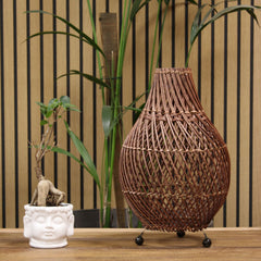 Rattan Table Lamps - Dark Brown product image 6