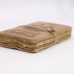 Checkmate Book - Light Tan - 200 pages decle-edged - 20x15cm product image 2