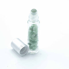 Gemstone Essential Oil Roller Bottle - Aventurine - Silver Cap product image 3