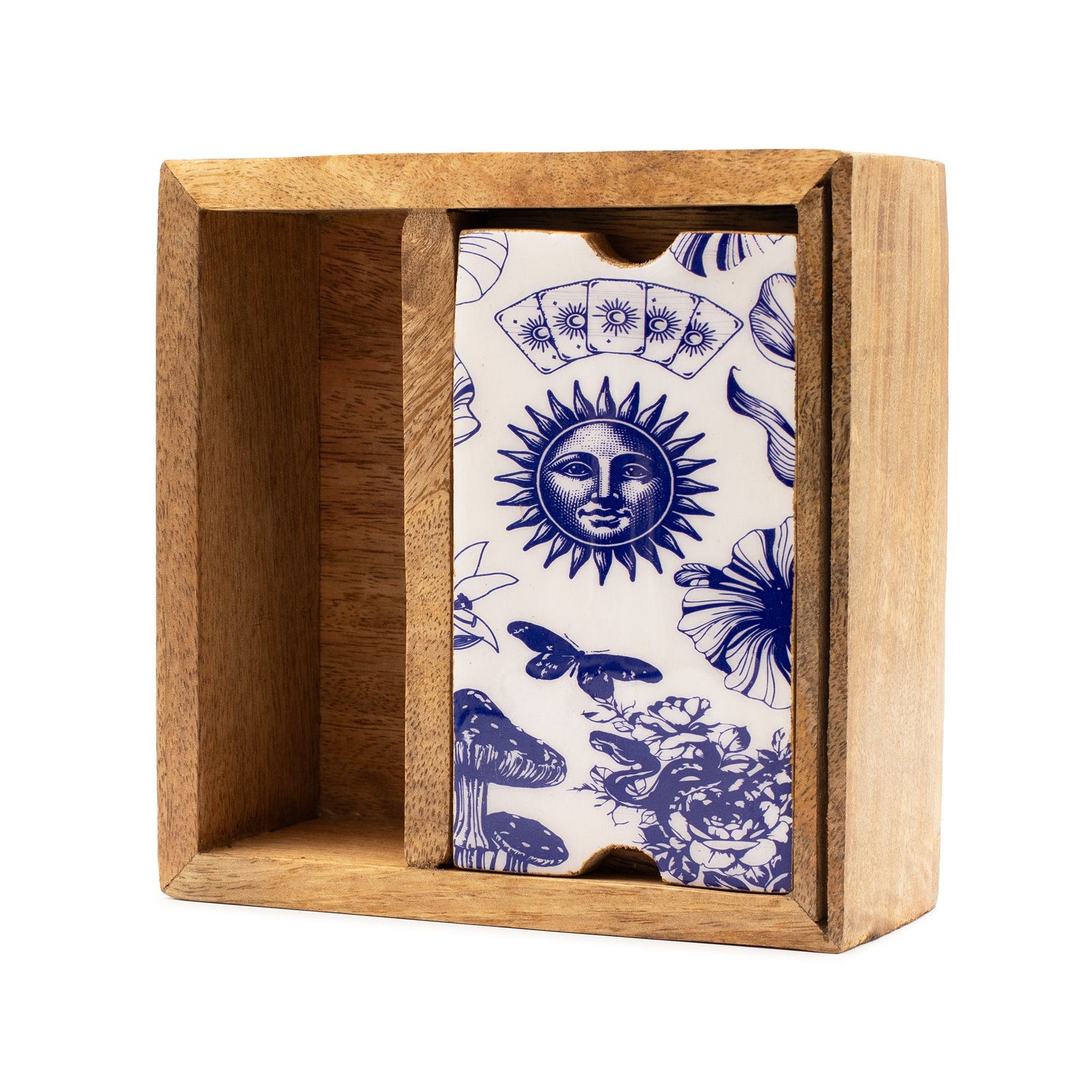 Two Section Tarot Box with Card Holder product image