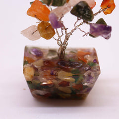 Mini Gemstone Tree on Orgonite Base - Multi Stones (15 stones) product image 2