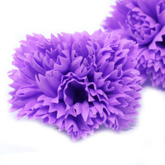 Craft Soap Flowers - Carnations - Violet product image 6