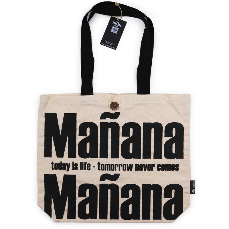 Iconic Classic Tote Bag - Mañana Mañana - Natural 10oz product image