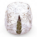 Natural Floral Glass - Straight Candle Holder - Pino - (10x9cm) product image