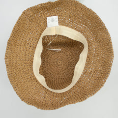 Nomad Sari Floppy Straw Sun Hat - Coffee & Daisies product image 5