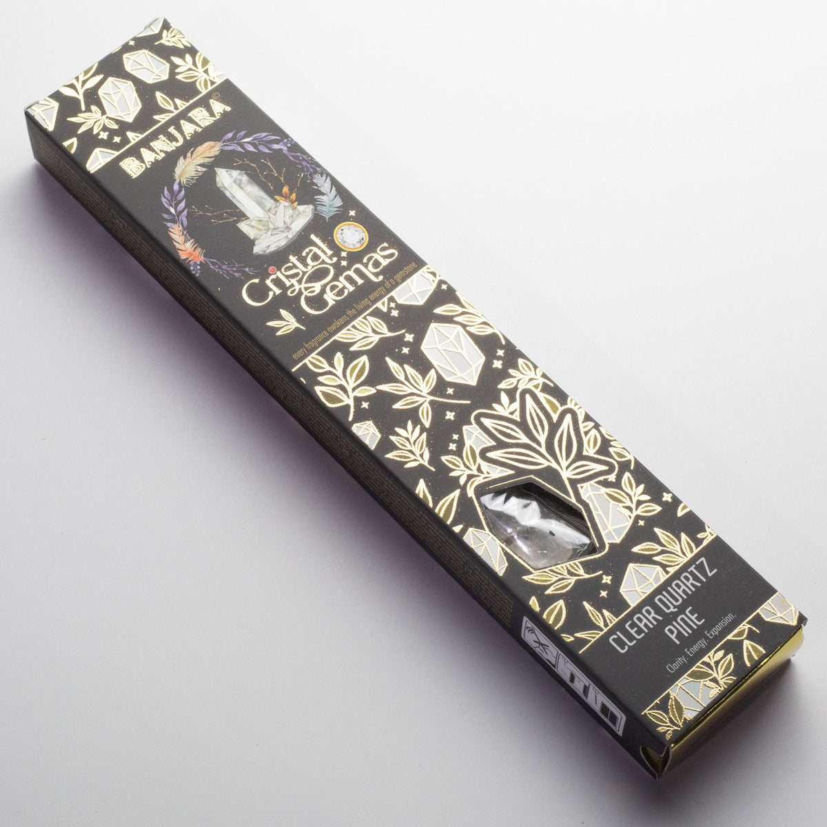 Banjara Cristal Gemas Incense Sticks - Clear Quartz Pine - product image 4