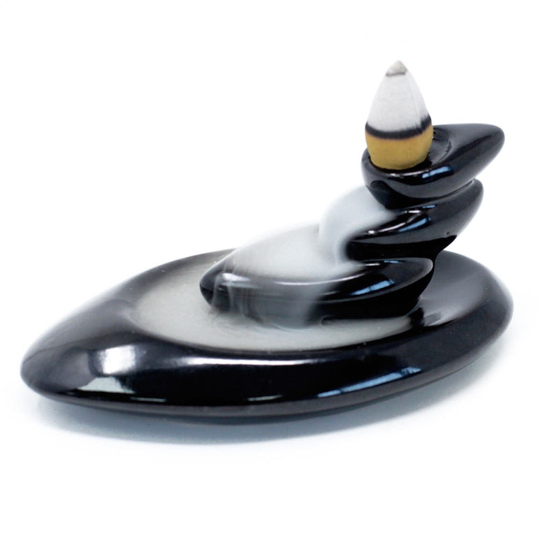 Back Flow Incense Burner - Small Pebbles product image