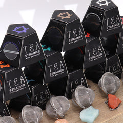 Raw Crystal Gemstone Tea Strainer - Rock Quartz product image 3