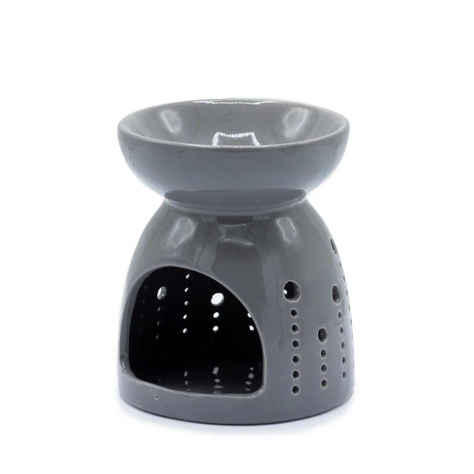 Classic Oil Burner - Bubbles Cutout - Grey product image