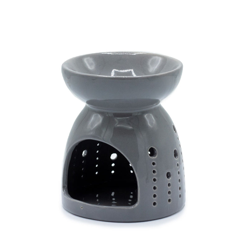 Classic Oil Burner - Bubbles Cutout - Grey product image