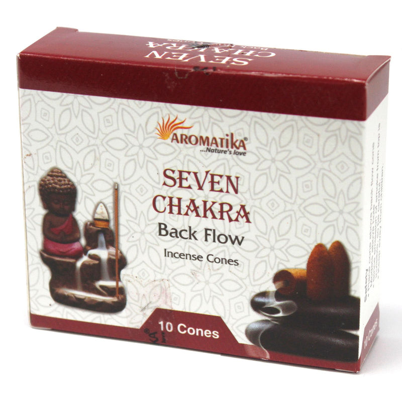 Aromatica Backflow Incense Cones - 7 Charkras product image