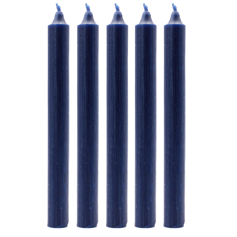 Solid Colour Dinner Candles - Rustic Navy - Pack of 5 product image