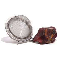 Raw Crystal Gemstone Tea Strainer - Mookaite product image 4