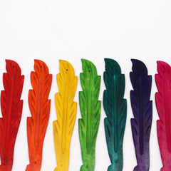 Leaf Coloured Ashcatcher 10" - Mango Wood product image 2