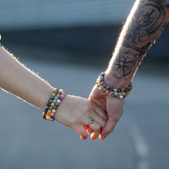 Set of 2 Gemstones Friendship Bracelets - Harmony - Rainbow Gemstones product image 11