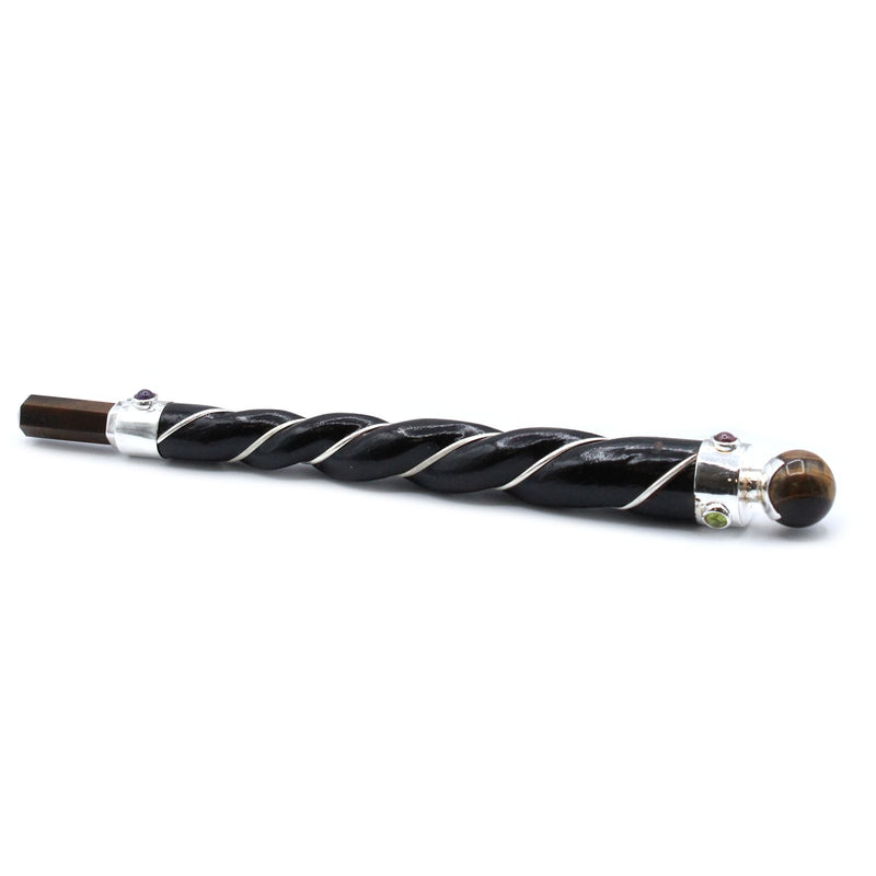 Twisted Healing Wand - Copper Tiger Eye Star product image