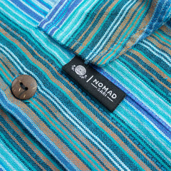 Nomad Sari Grandad Shirt - Turquoise - XL product image 9