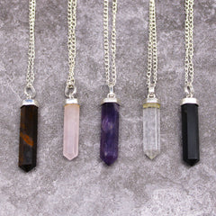 Gemstone Classic Point Pendant - Amethyst product image 6
