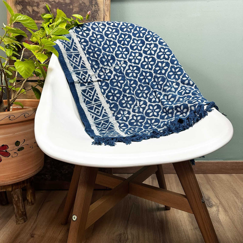 Handmade Indigo Runner - 170x60cm - Madjid Tiles product image