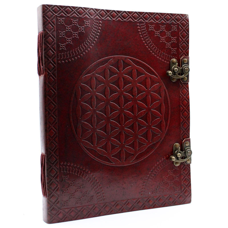 Huge Flower of Life Leather Book 10x13 (200 pages) product image