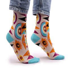 Hop Hare Bamboo Socks S/M - Psychedelic Evil Eye product image 2