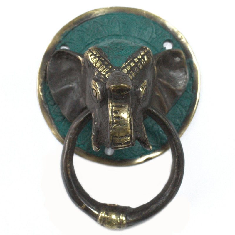 Brass Door Knocker - Elephants Head product image