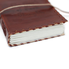 Leather Book of Thoughts with Wrap Notebook (6x4") product image 3
