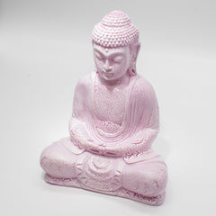 Meditation Buddha Lamp Cherry Crackle - Oval Stand product image 5