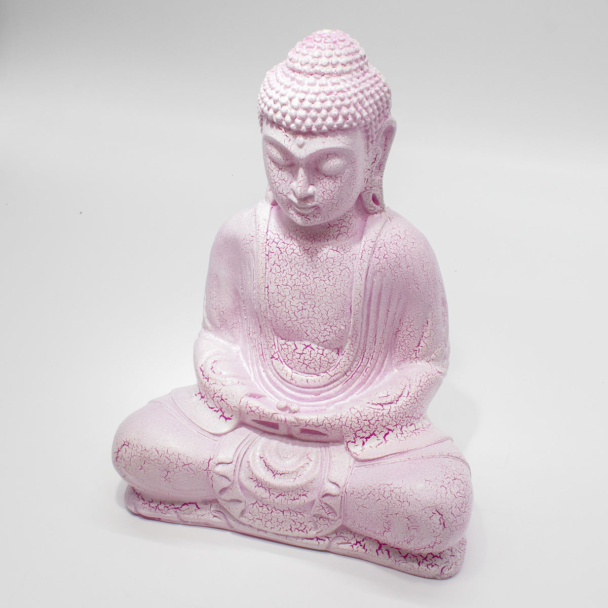 Meditation Buddha Lamp Cherry Crackle - Oval Stand product image 5