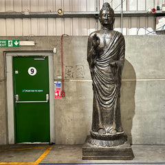 Tall Antique Gold Standing Buddha Statue - 3m Tall product image 2