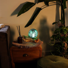 DriftGlow Lamp Emerald Crackle Shade product image 3